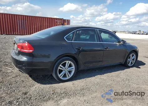 2012 Volkswagen Passat Se from USA, damaged, VIN 1VWBM7A32CC073160